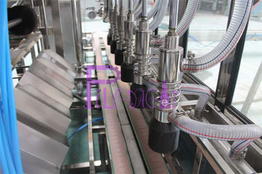 Machine de remplissage automatique de lavage de l'eau de quatre étapes avec la chaîne d'acier inoxydable